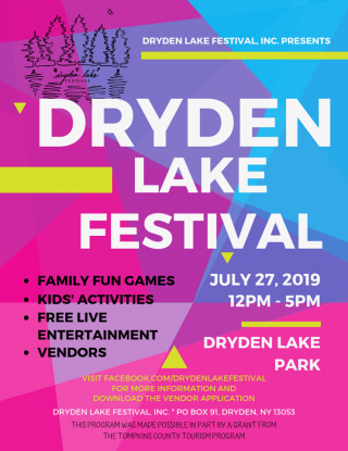 Dryden Lake Festival Poster